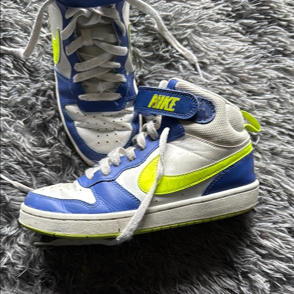 Nike Blue and Yellow Jordan’s